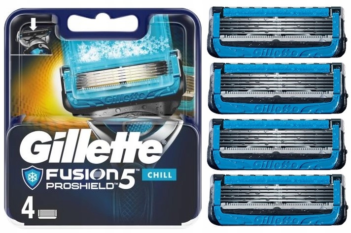 

Gillette Fusion Proshield Chill 4 Szt. Oryginał