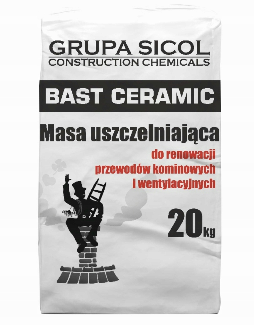 Bast Ceramic – hmota pro renovaci komínů 20 kg