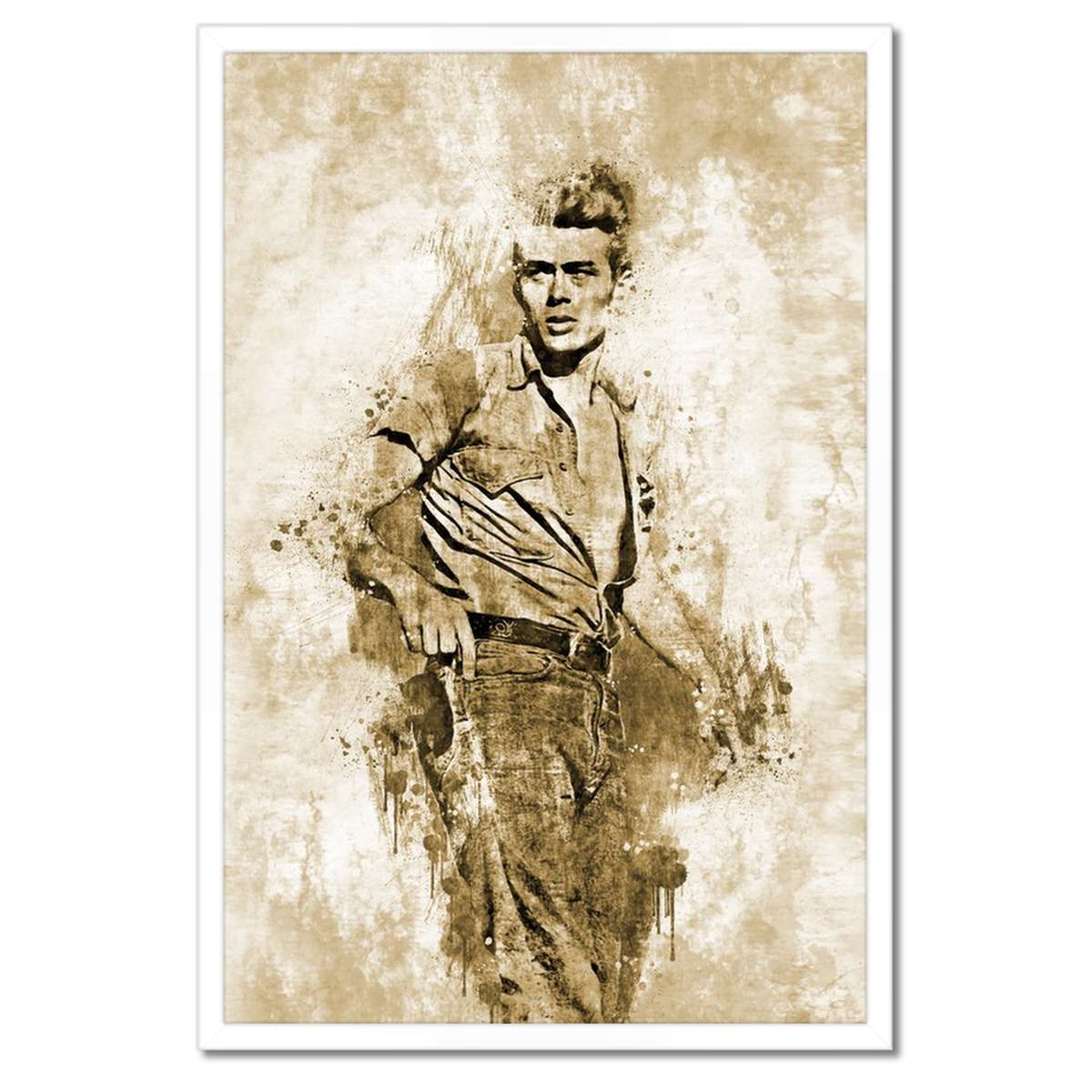 Plakáty v rámu 40x60 James Dean Herec Kino