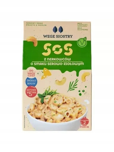 Levně 4 x Omáčka se sýrovo-bylinnou příchutí Vege Siostry, 40 g