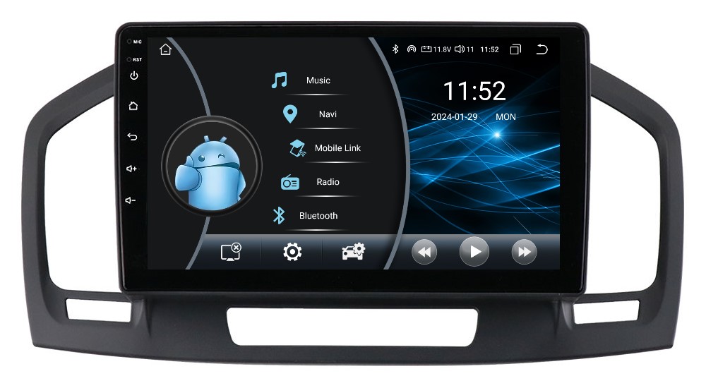 Rádio 2DIN Navigácia Android Opel Insignia A 2/32 Gb Dsp Carplay Lte