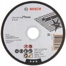

Bosch 125x1,6 tarcza do ciecia stali Inox i metalu