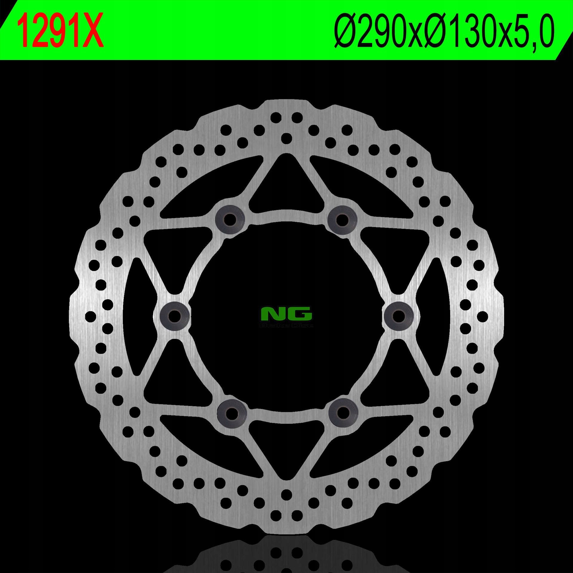 Ng Predný Brzdový Kotúč Kawasaki Ex 250R Ninja 07-14 (290X130X5) (6X10,5 M