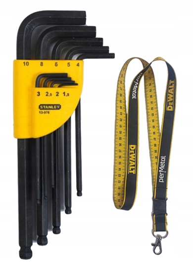 Stanley 1-13-976 Zestaw Imbusów Z Kulką 9 Szt.