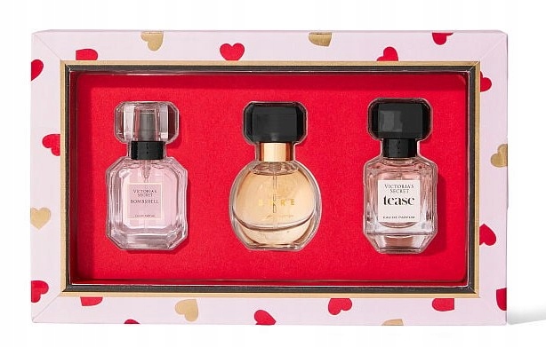 Victoria's Secret Sada parfém Deluxe Mini Trio Tease Bare Bombshell