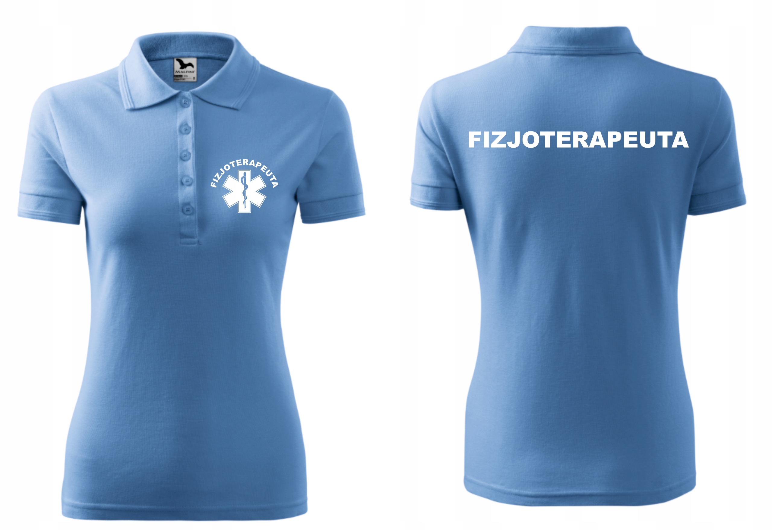 

Damska Koszulka Polo Fizjoterapeuta Kolory 3XL