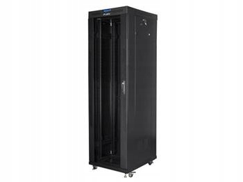Lanberg Volně stojící skříň 19" 42U/600x800 (v rozloženém stavu) skleněné d