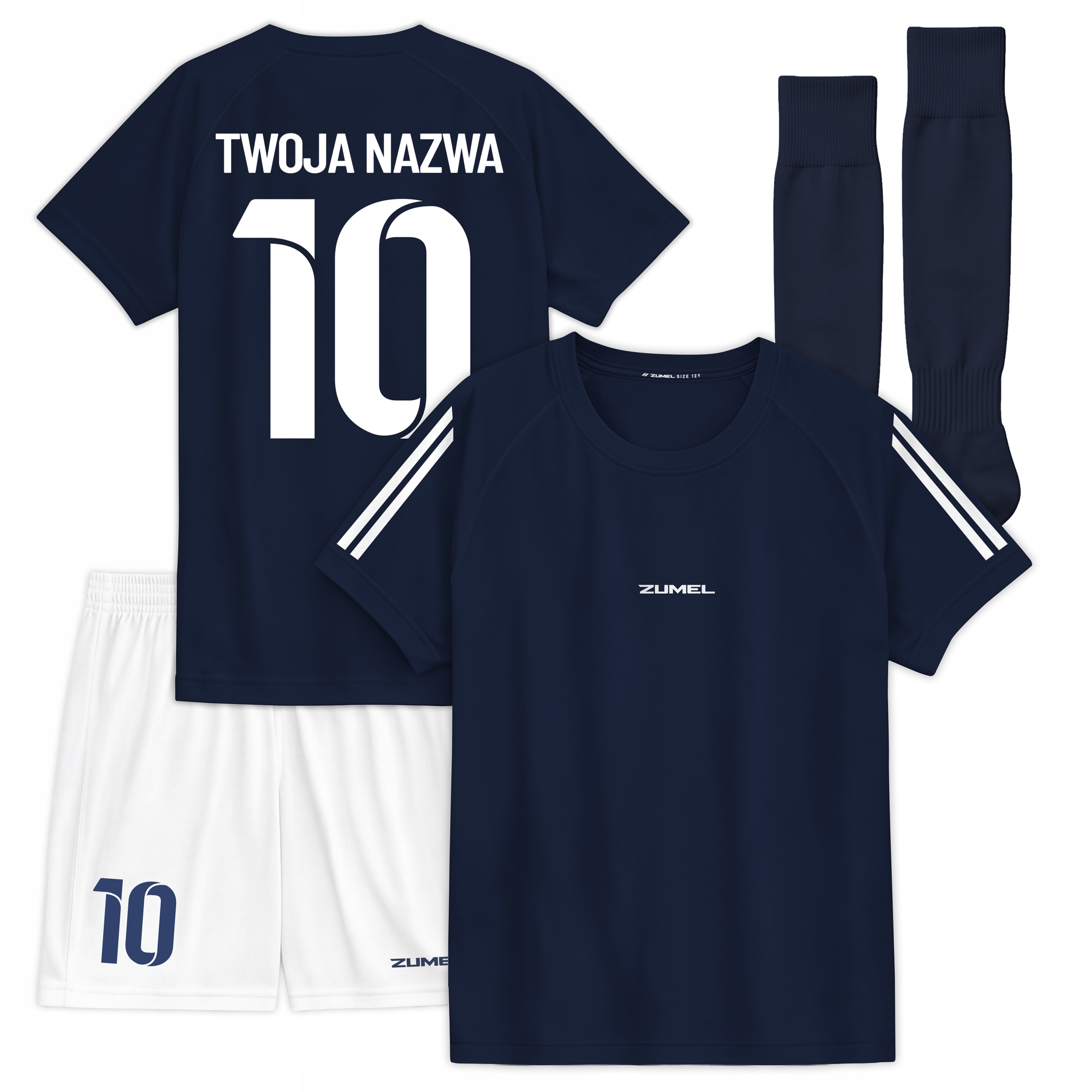 Fotbalový komplet pro děti s vlastním jménem a číslem Zawdonika 152-158