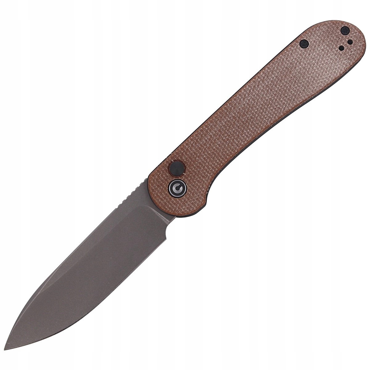 Nůž Civivi Button Lock Elementum C2103D brown micarta