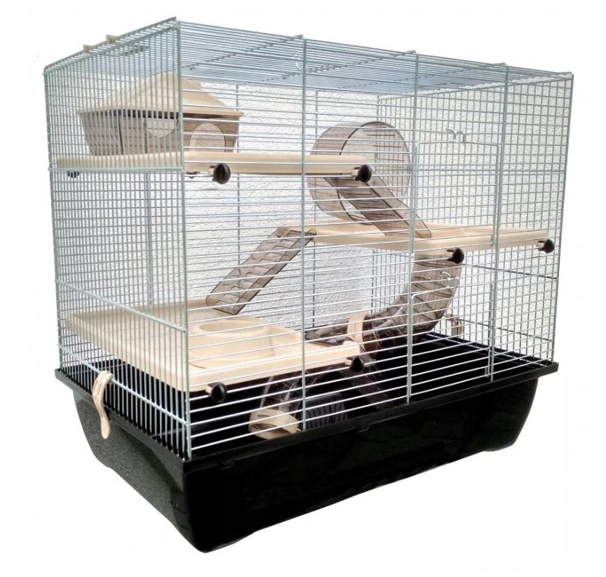 Duża Tania Klatka Dla Chomika Piętra Tunel Drabiny