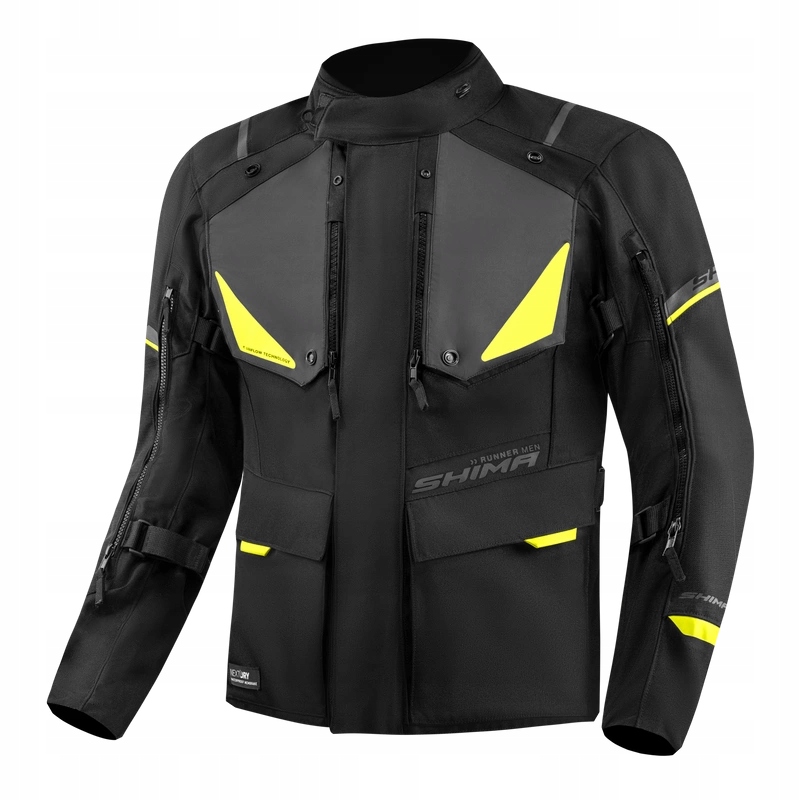 Pánska turistická motocyklová bunda Shima Runner Fluo 3v1 Darčeky