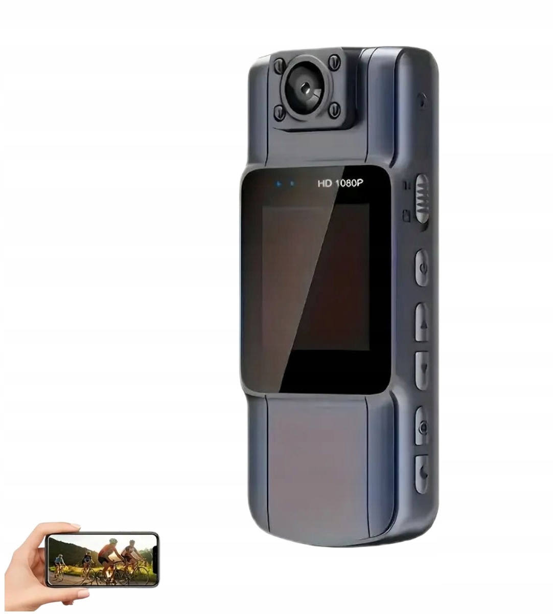 Kamera Mini Wideorejestrator Wifi Hd 1080 Detekcja Ruchu Noktowizor-lcd