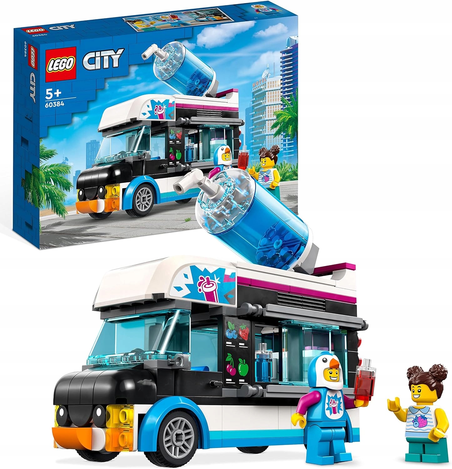 Lego 60384 City Pingwinia Dodávka Se Slushem Sada Pro Dítě