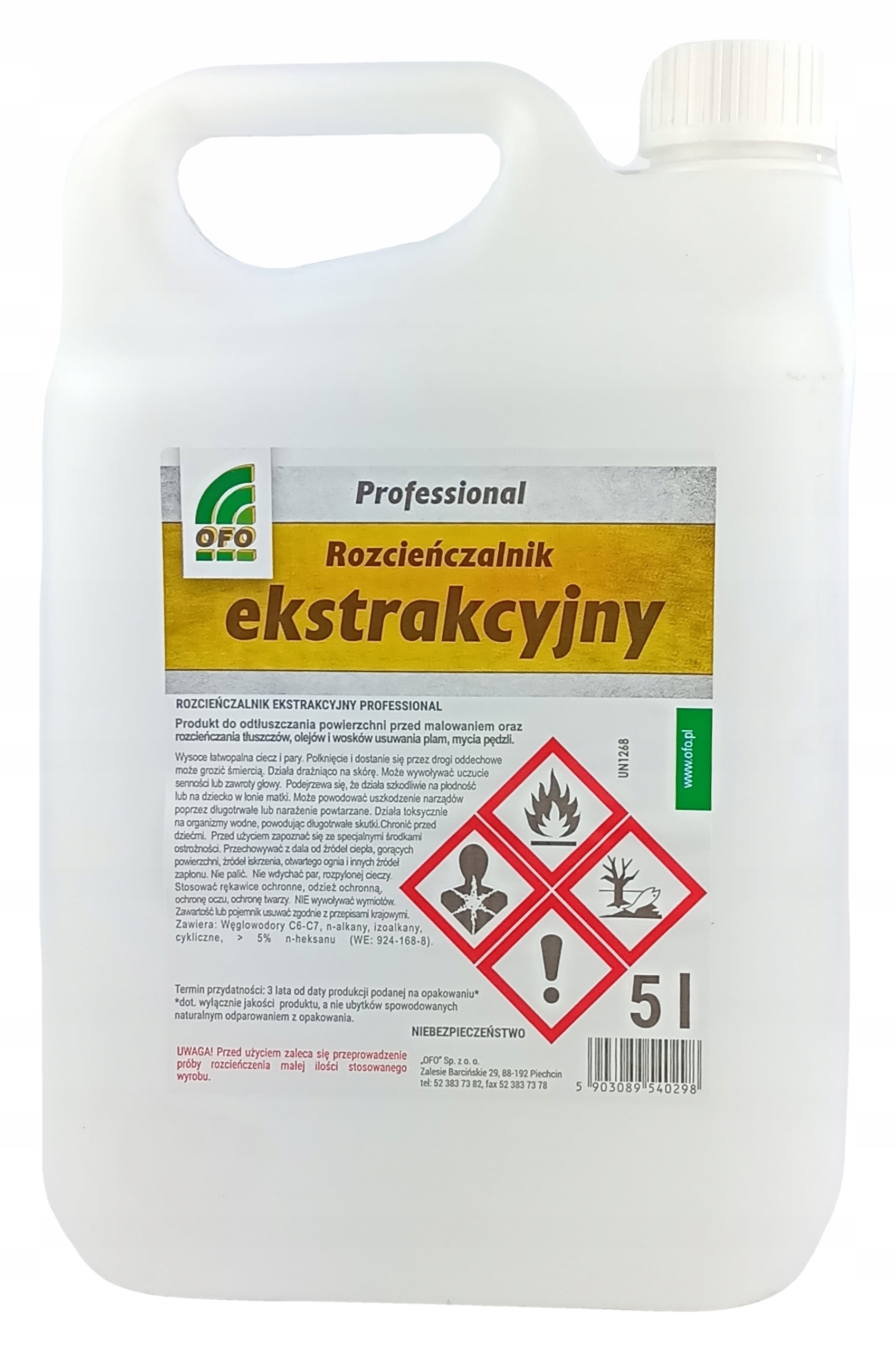 Benzyna Ekstrakcyjna 5L Ofo