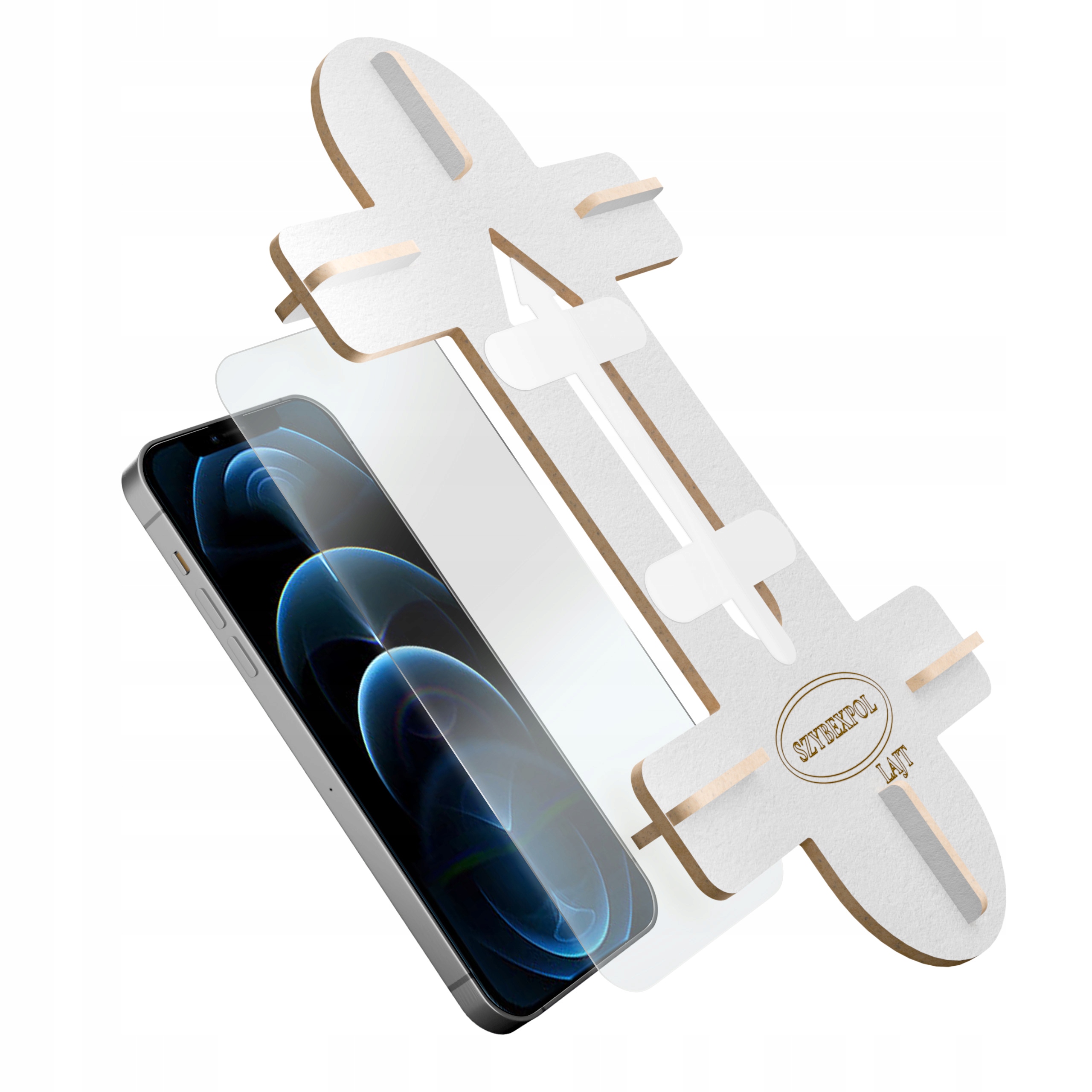 Antyodciskowa folia ochronna z aplikatorem do Apple iPhone 12 Pro