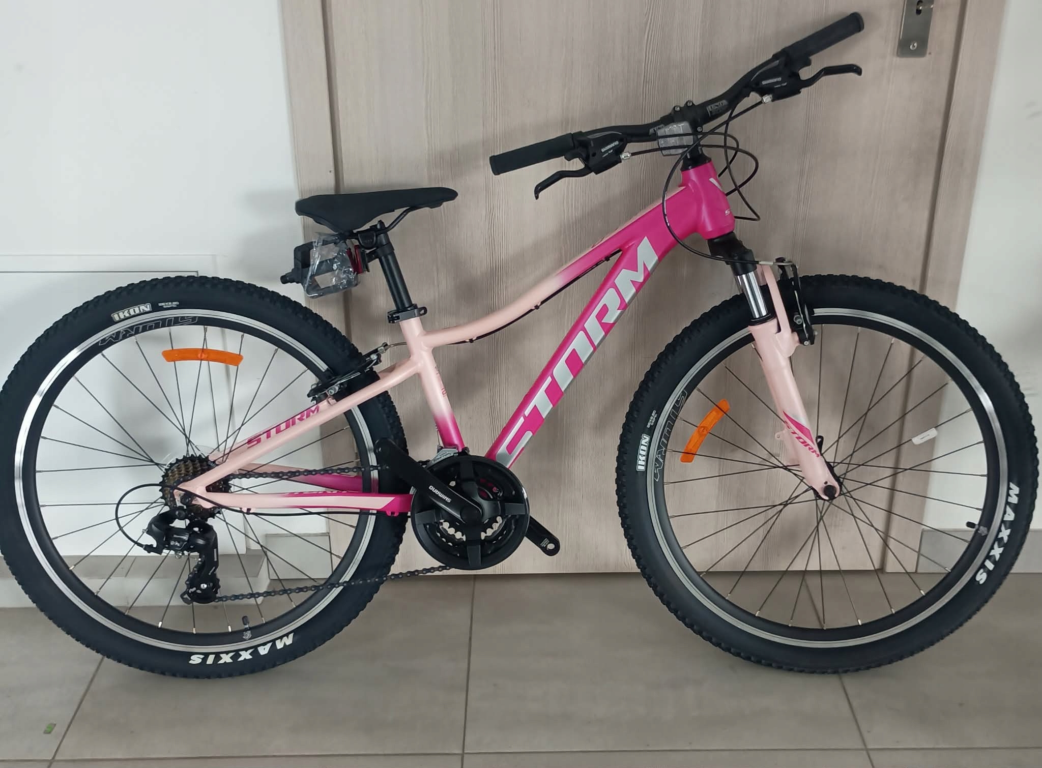 Rower 26 Storm Mtb Queen Vbr 3x7 13" ciemny róż-róż mat