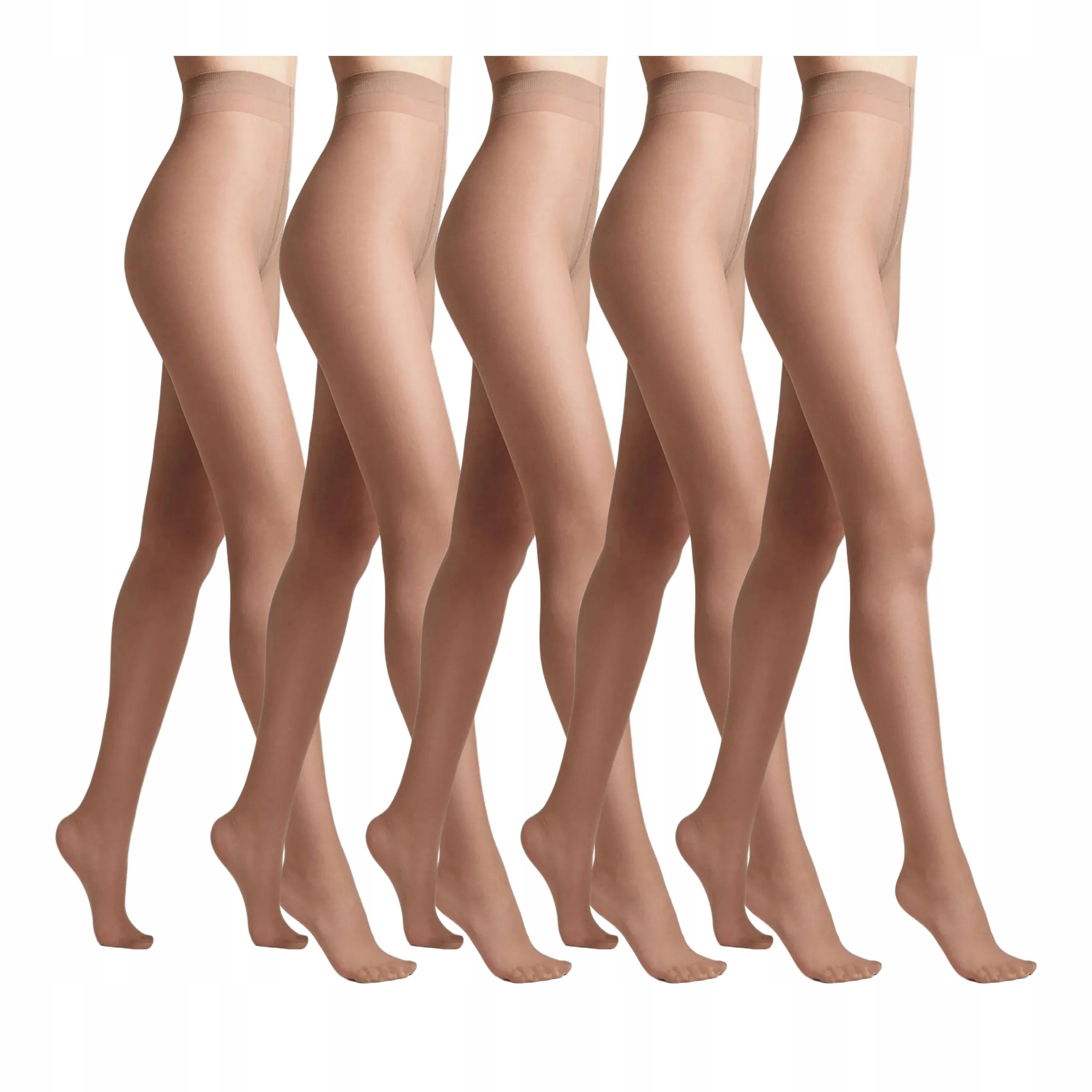 5 ks Punčocháče Conte Prestige 40 den hladké, odolné 5x Beige 4-L