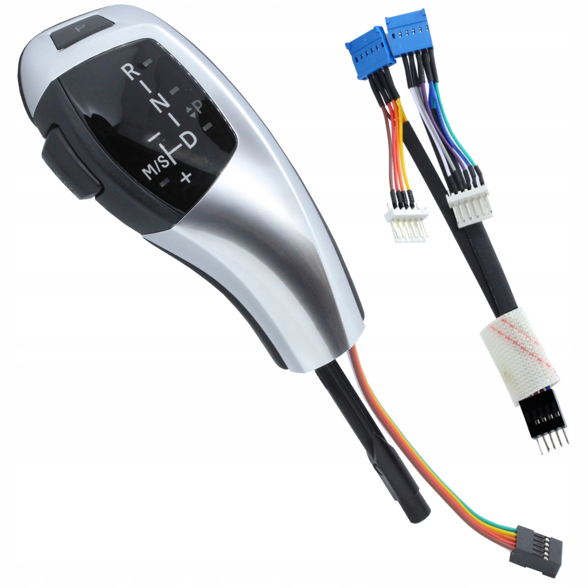 GAŁKA AUTOMAT LED BMW 3 E90 E91 E92 E93 SILVER