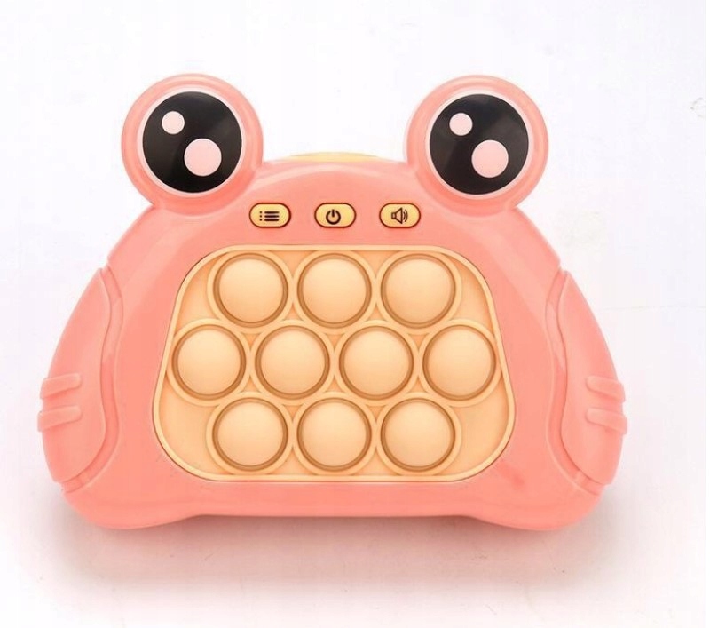 GRA POP IT ANTYSTRESOWA ZRĘCZNOŚCIOWA ZABAWKA ŻABA DLA DZIECI PINK Model SENSOR1
