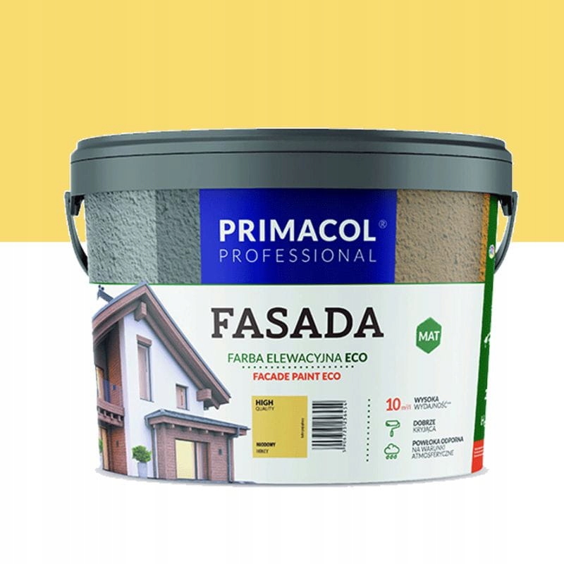 

Primacol Fasada Eco Farba Elewacyjna Miodowy 9L