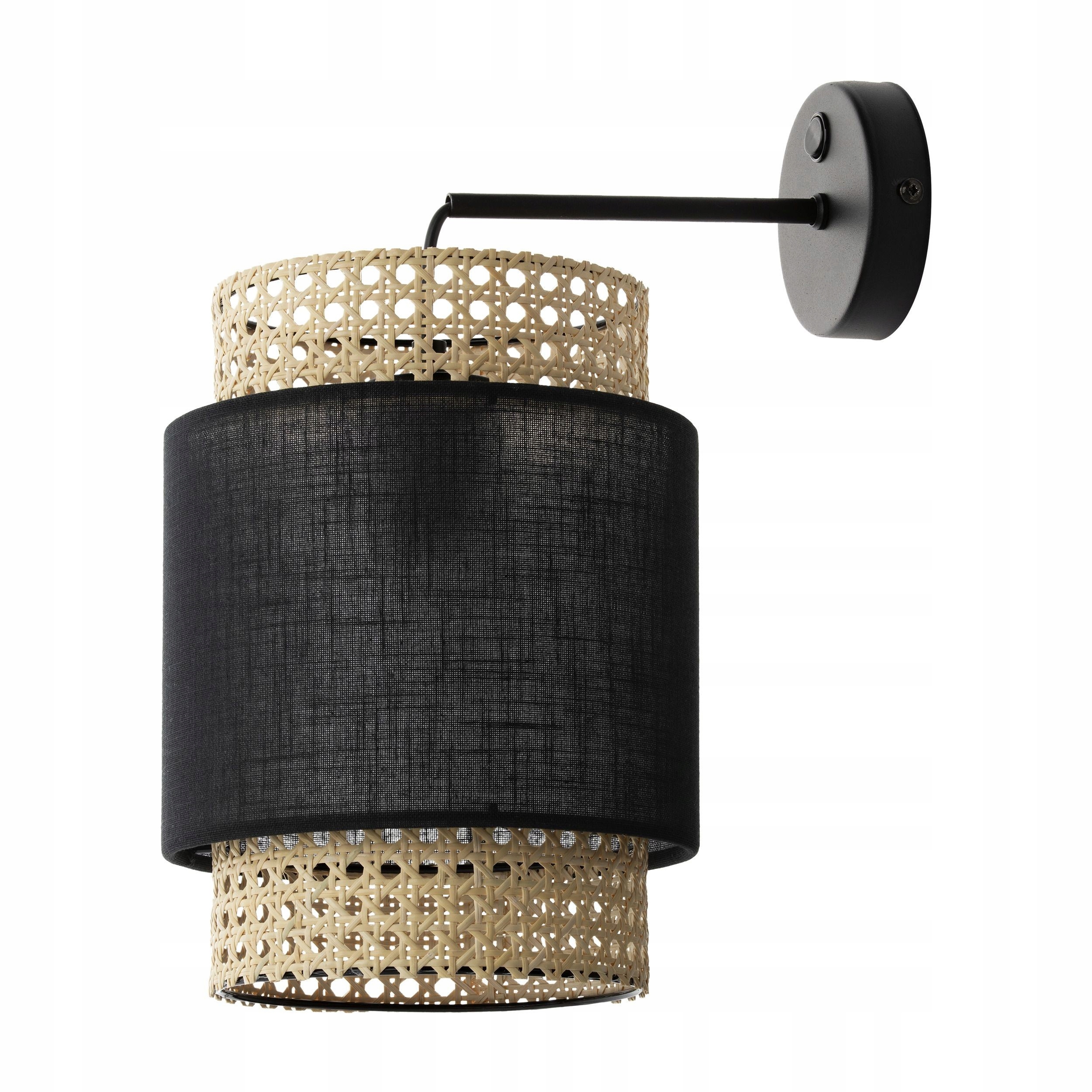 Čierno-hnedé nástenné svietidlo Lana AD-LD-6236BE27T Orno