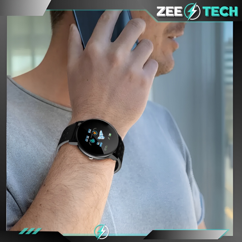 SMARTWATCH ZEGAREK OPASKA SPORTOWA MĘSKA DAMSKA KROKI PULS POWIADOMIENIA Wodoszczelność tak