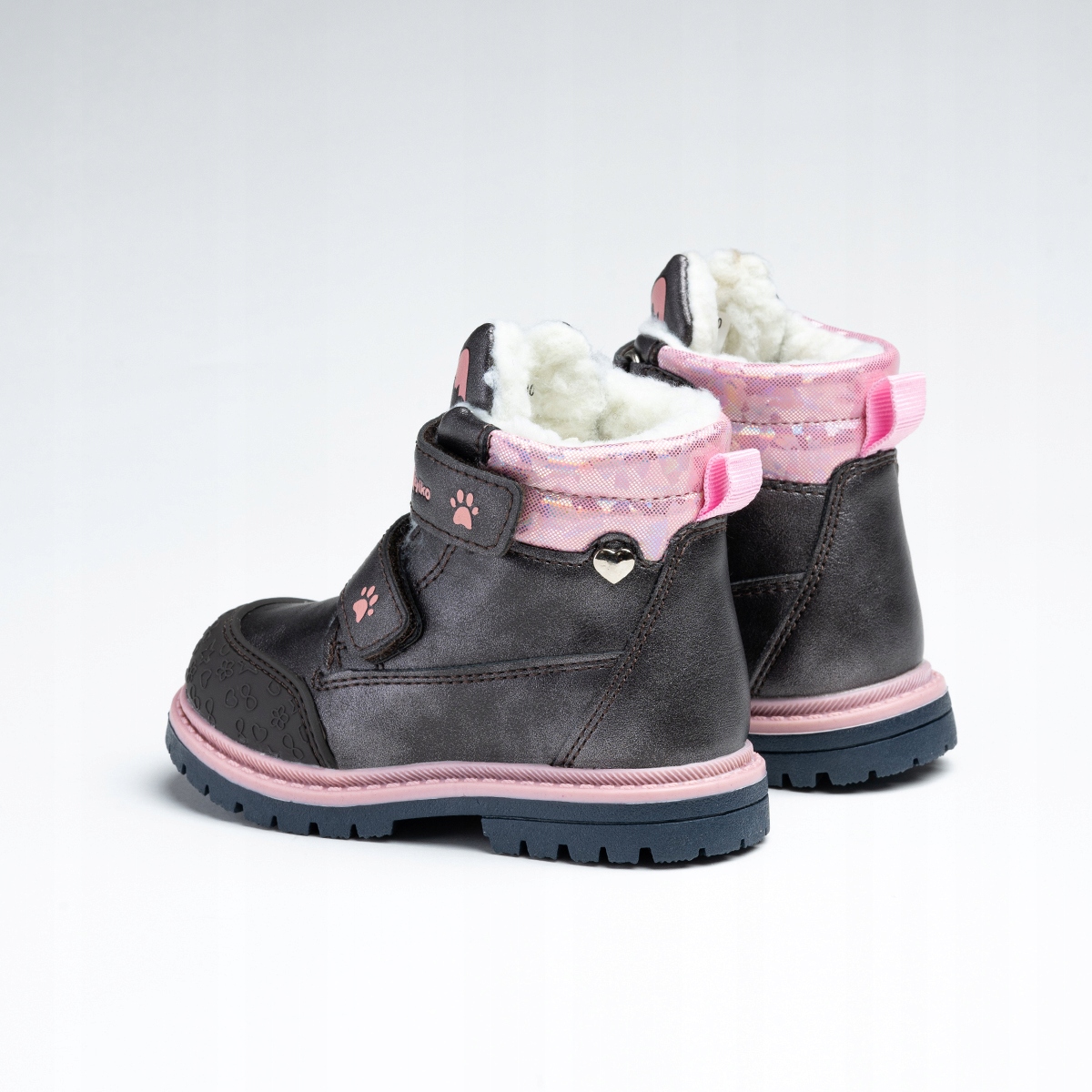 Trzewiki wygodne botki RZEPY lekkie trapery OCIEPLANE kożuszek Wojtyłko 28 Długość wkładki wew. 17.5 cm