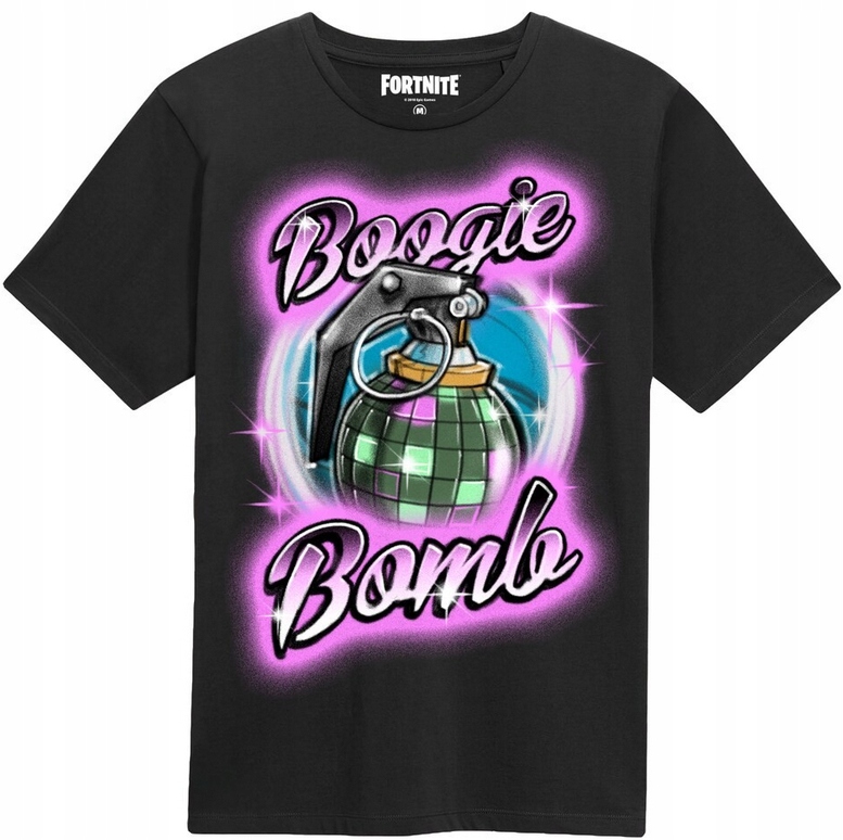 

Koszulka Fortnite Boogie Bomb Czarna L 12-13 lat
