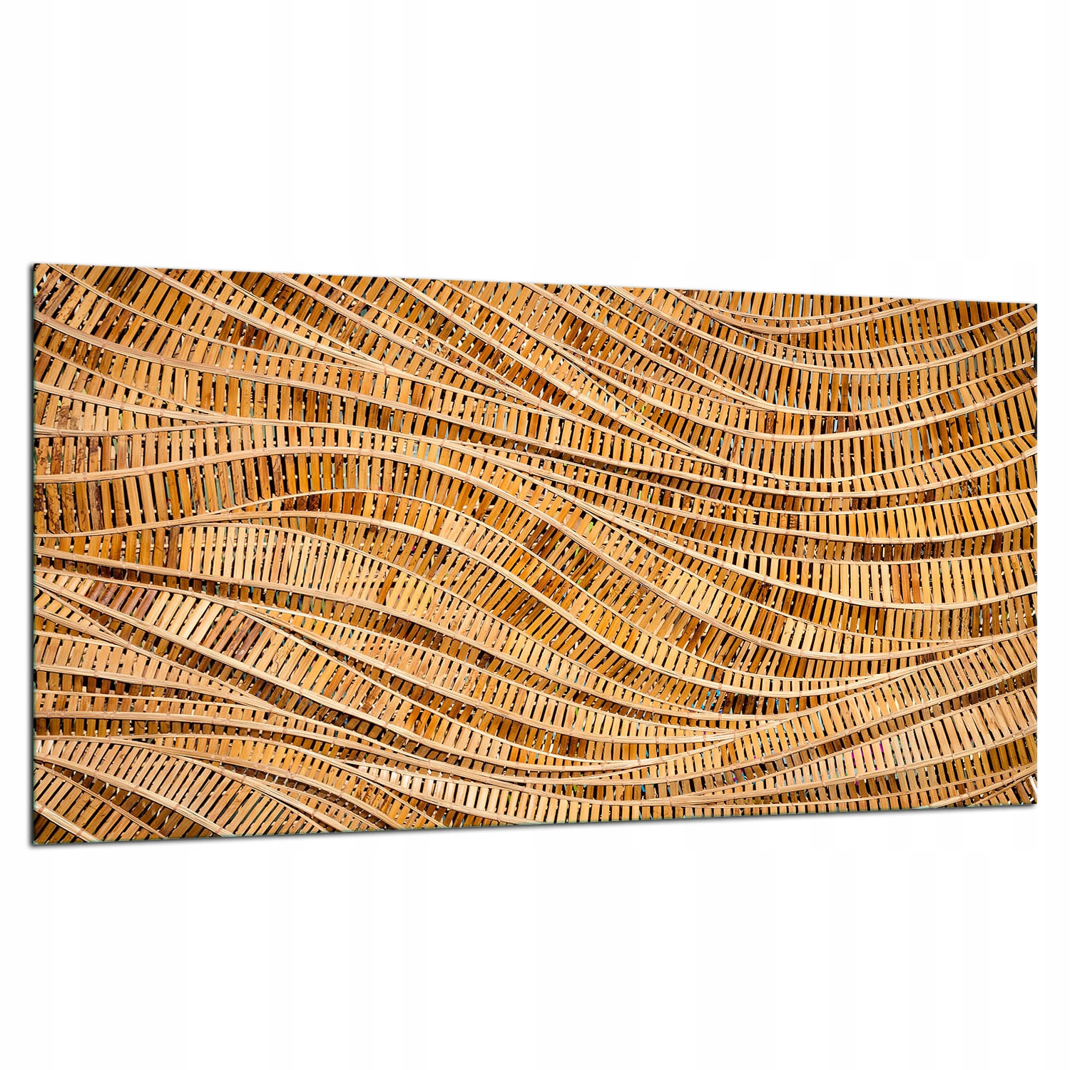 Ochranná Skleněná Deska Na Sporák 90x52 Dřevo Tvrzené Sklo