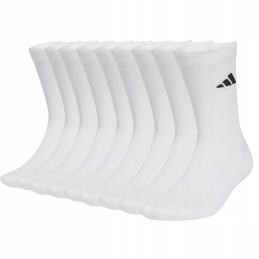 Adidas Cushioned Essentials Crew 10P [40-42] Ponožky Unisex Bílá