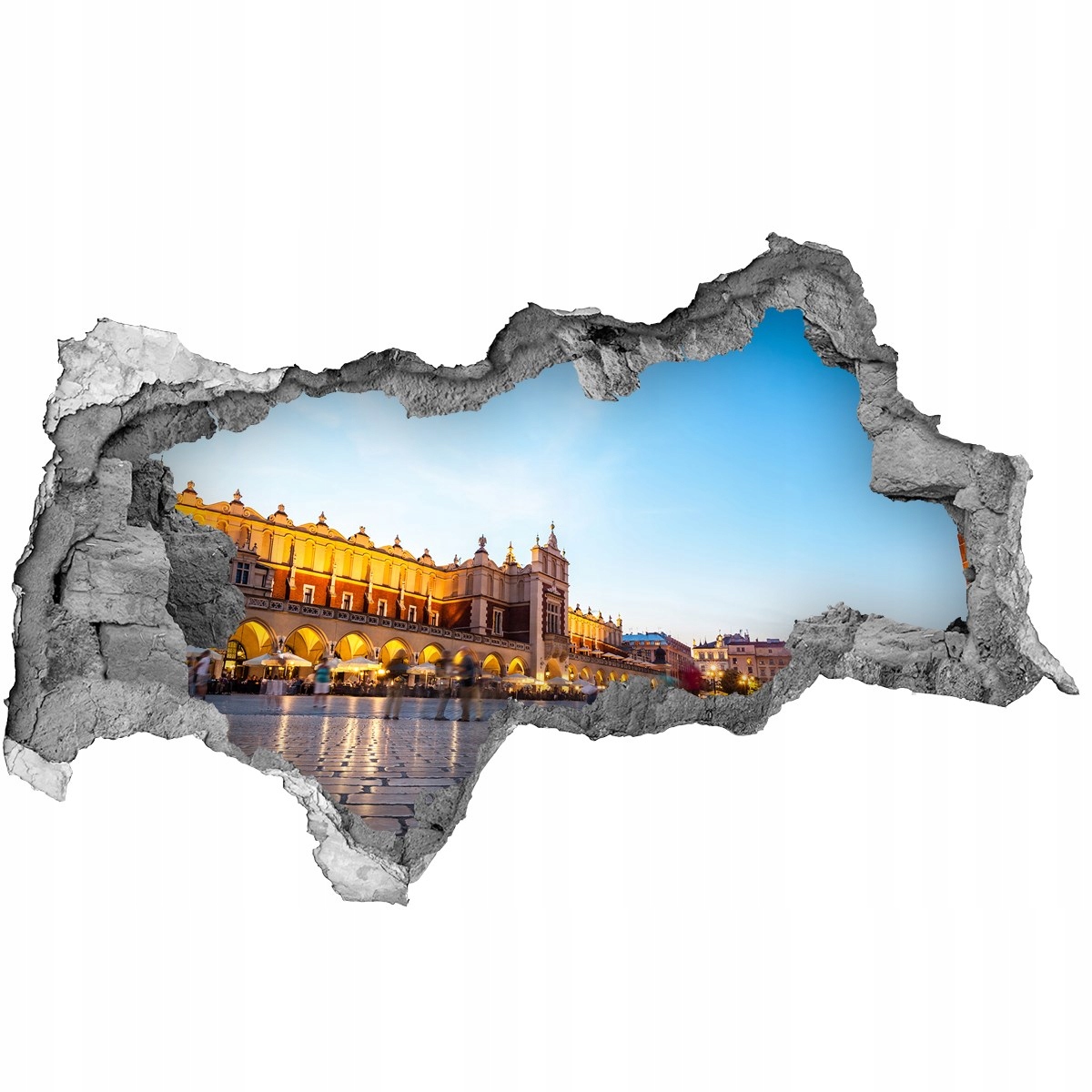 

Fototapeta dziura na ścianę Kraków Polska 95x73