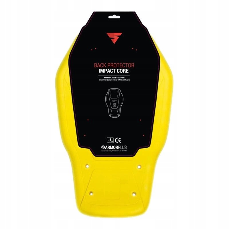 Protektor zad Shima Impact Core B Pro žlutý Bonus