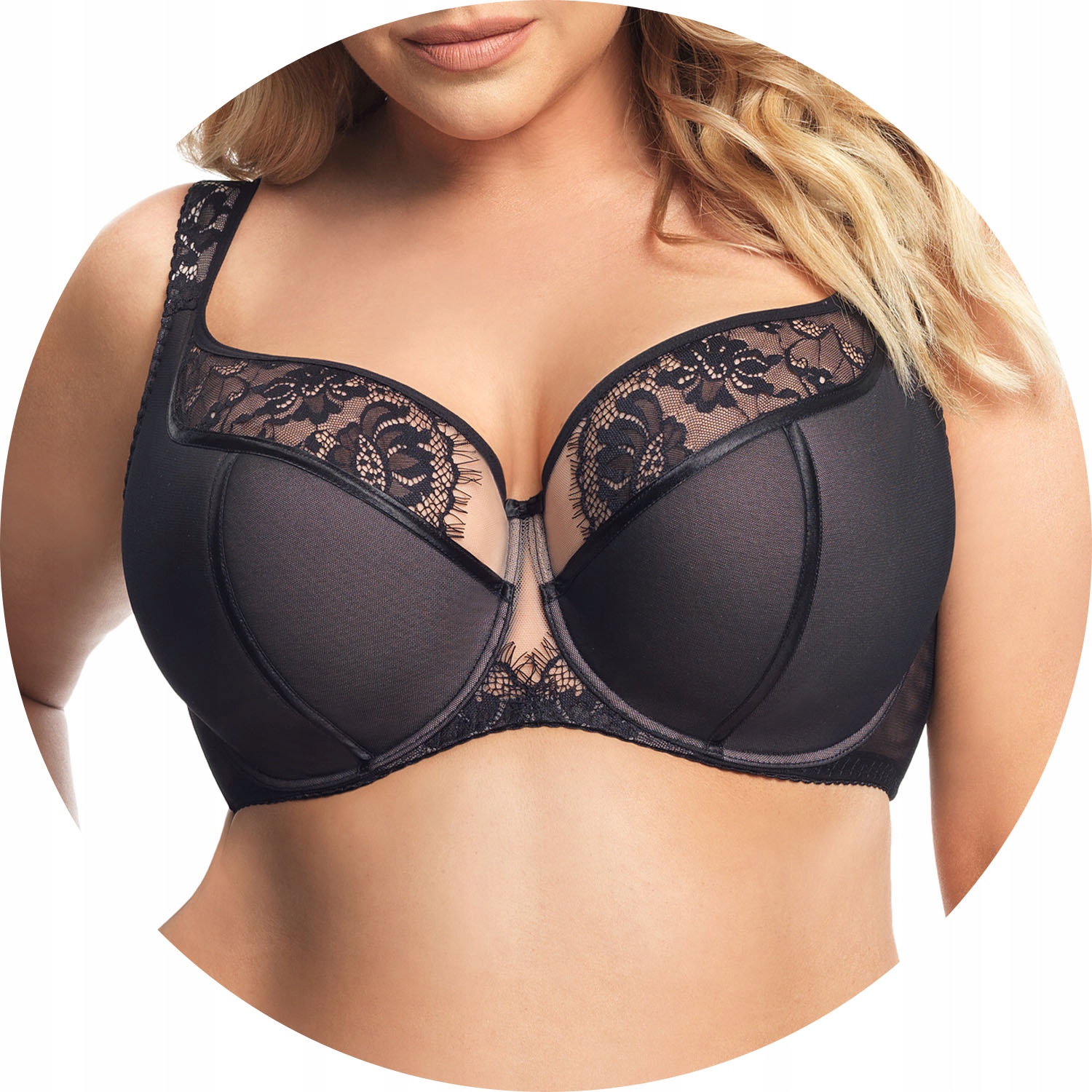 

Biustonosz Semi Soft Gorsenia K647 czarny 105F