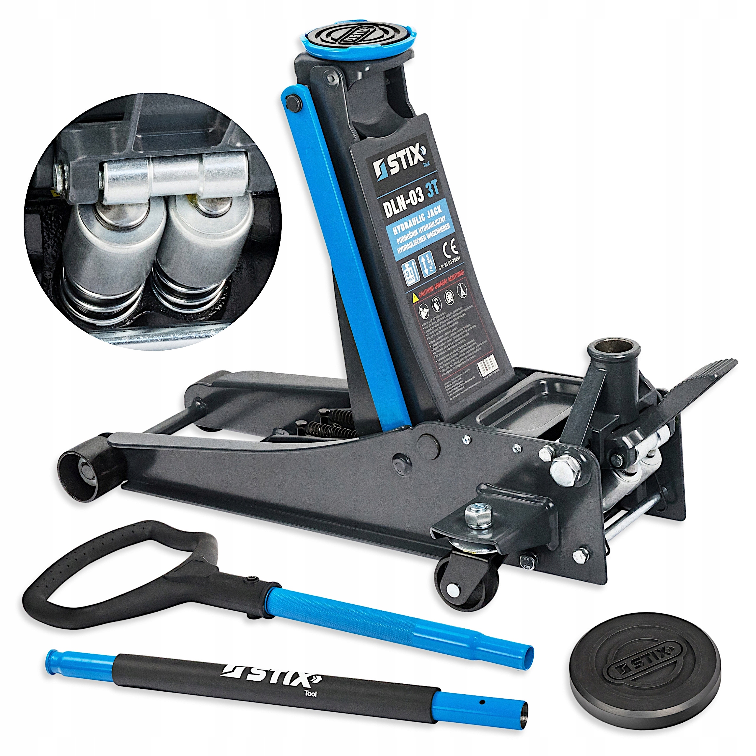 Hydraulický Zdvihák Do Auta Žaba 3 Tony, Bodový Pák, Guma Stix