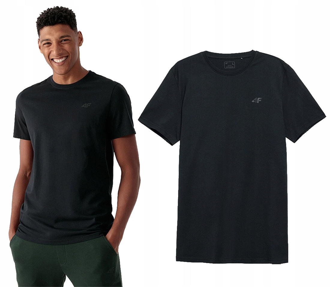 

4F Męska Koszulka T-shirt TSM352 C.granatowa Sport