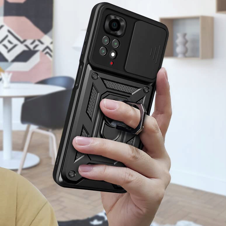 ETUI do Xiaomi Redmi Note 11 DEFENDER SLIDE +SZKŁO Dedykowany model Redmi Note 11 / Note 11s