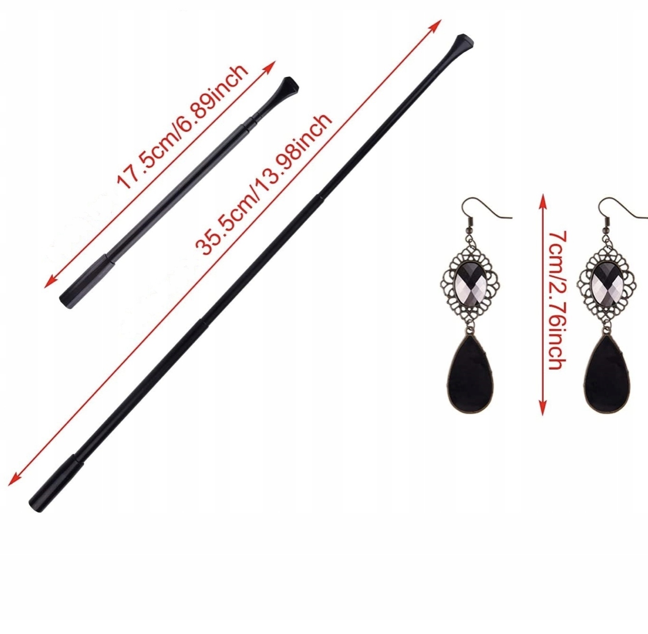 ZESTAW RETRO LATA 20 FLAPPER DAMSKI OPASKA KORALE PRZEBRANIE KARNAWAŁ BAL EAN (GTIN) 6911899650532