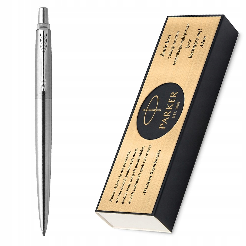 

Długopis Parker Jotter Stal Ct Grawer Etui