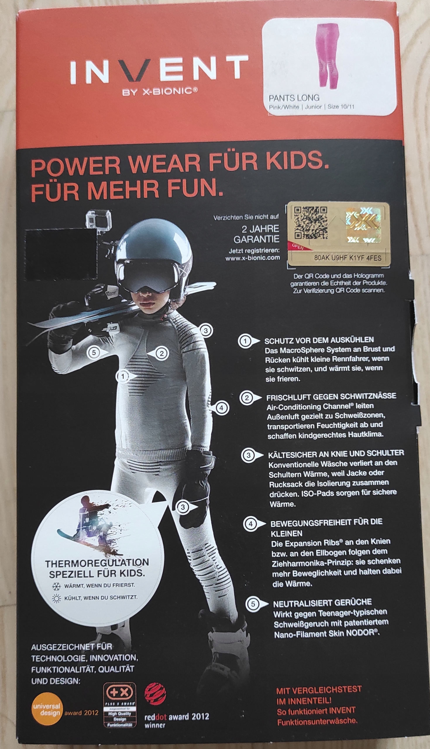 Getry termoaktywne Junior X-Bionic rozm.12/13 -40% Płeć dziewczynki