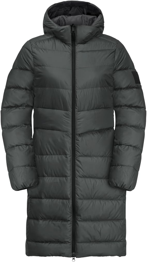 Jack Wolfskin Lenauplatz Coat W1207471 dámský péřový kabát Zelený XXL