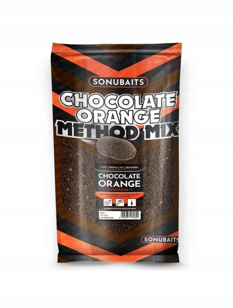 Zanęta Sonubaits Chocolate Orange Method Mix 2kg Pomarańcza-Czekolada
