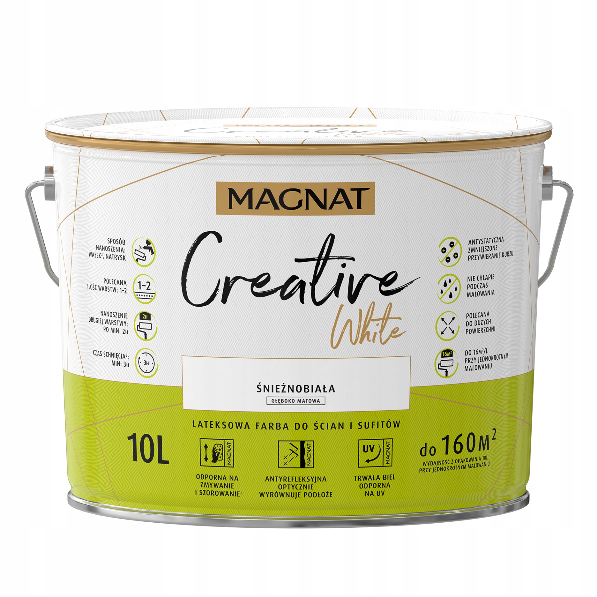

Magnat Creative White farba śnieżnobiała biała 10L