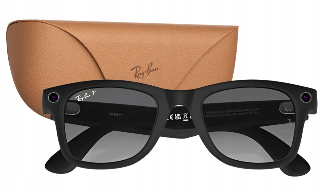 Ray-Ban Brýle Meta Wayfarer Ai 32GB 1080p 30FPS IPX4 s polarizací Černé