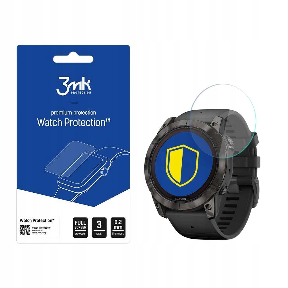 Garmin Fenix 7X Pro Solar 3mk Watch Protection FlexibleGlass