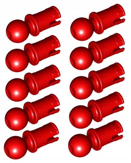 

Lego Technic Pin Czerwony (6628/6254216) 10szt