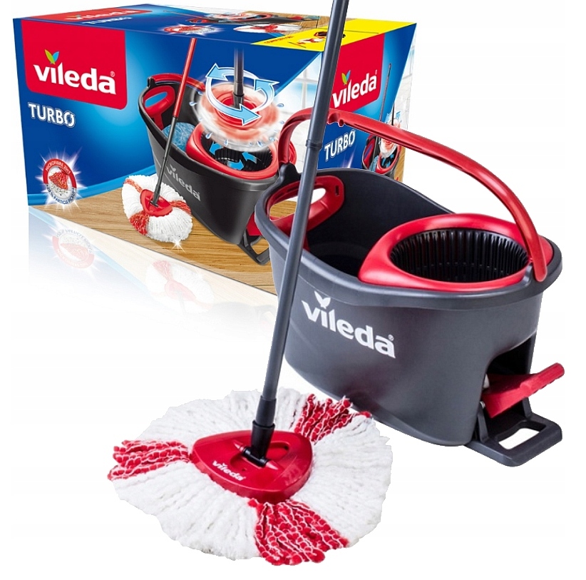 

Vileda Mop Obrotowy Easy Wring And Clean Turbo