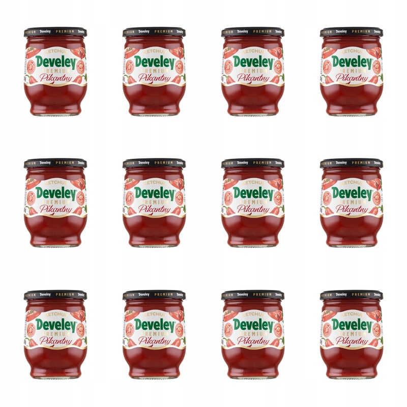 Develey Prémiový pikantní kečup 300 g X12