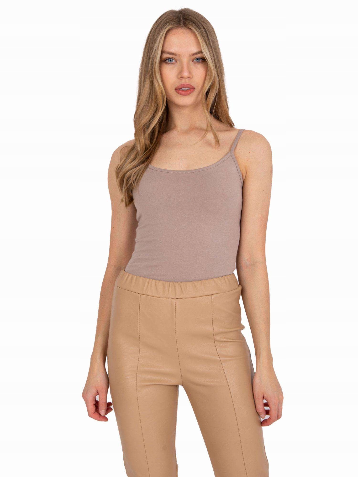 

Damski Top Basic na Ramiączkach bawełna L