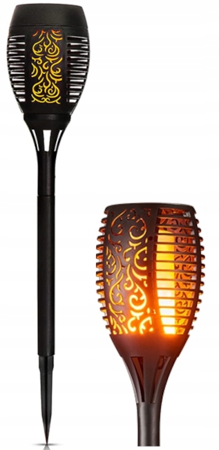 

Lampa Solarna Led Wbijana Pochodnia Płomień