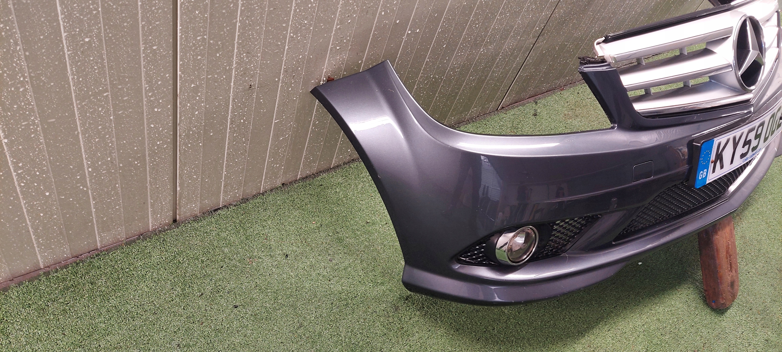 bumper front complete MERCEDES C-KLASA W204 AMG 07-11 LAK: 755